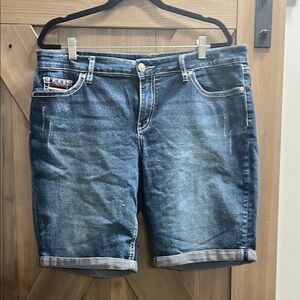 Guess Women's Blue Denim Shorts